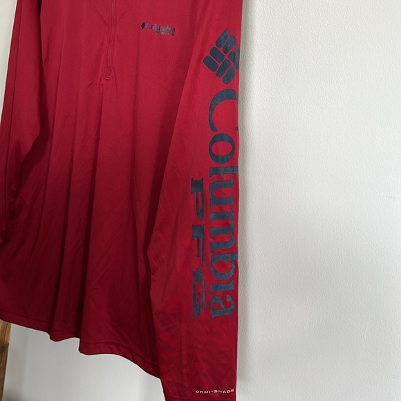 Columbia Men's PFG Terminal Tackle 1/4 Sleeve Zip Tee, Breathable, UV Protection - Picture 3 of 6